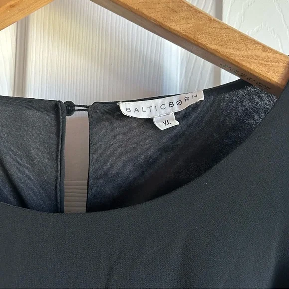 Baltic Born black 3/4 sleeve Rebecca maxi dress - Picture 4 of 9